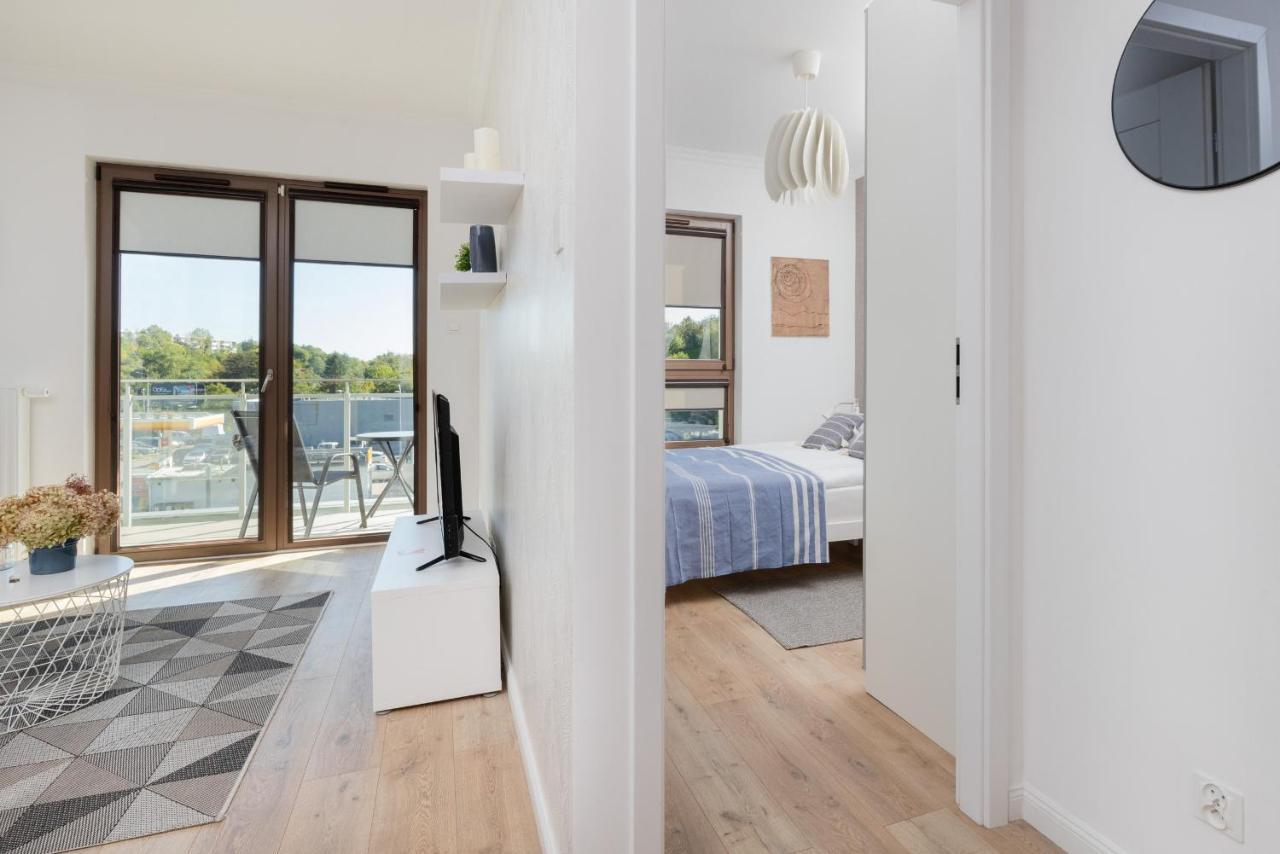 Modern Apartment With Balcony By Noclegi Renters Danzica Esterno foto